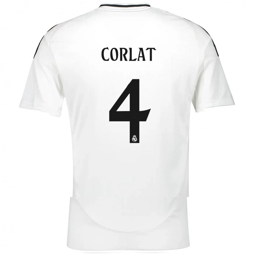 Danxen Kvinnor Edu Corlat #4 Vit Hemmatröja Matchtröjor 2024/25 Tröjor T-Tröja