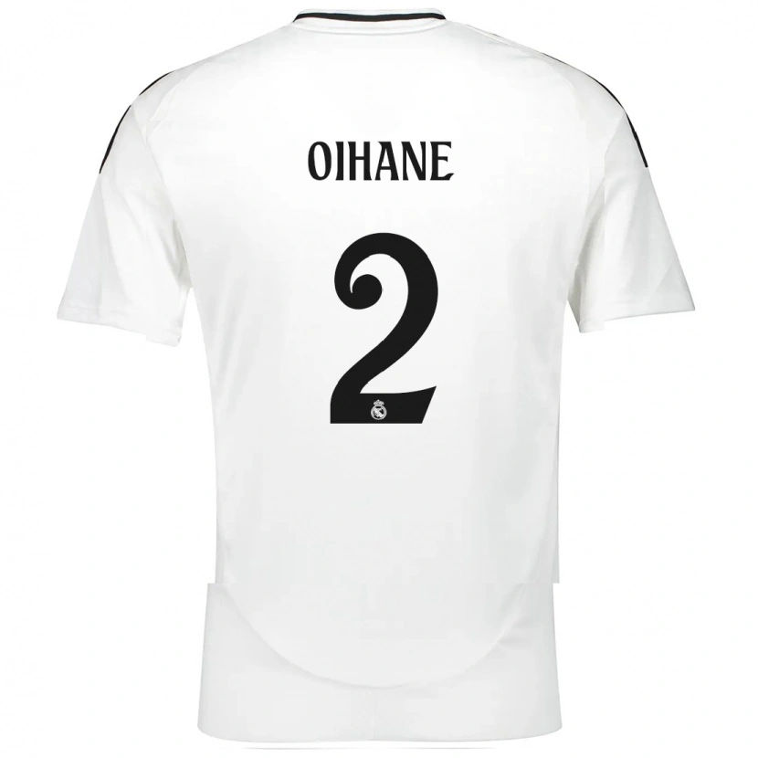 Danxen Kvinnor Oihane Hernández #2 Vit Hemmatröja Matchtröjor 2024/25 Tröjor T-Tröja