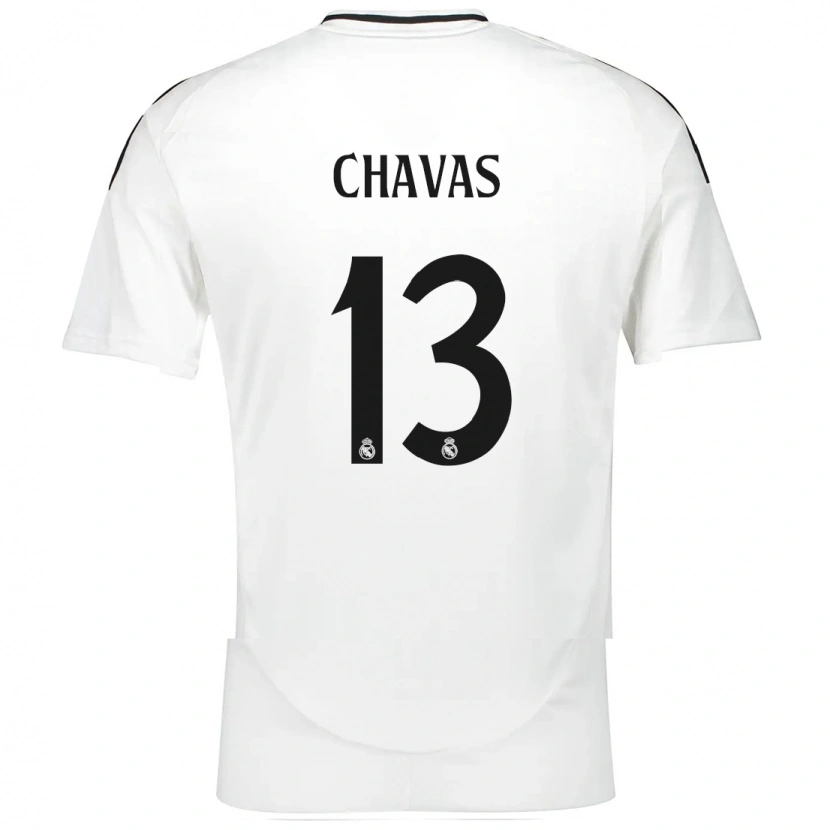 Danxen Kvinnor Mylène Chavas #13 Vit Hemmatröja Matchtröjor 2024/25 Tröjor T-Tröja
