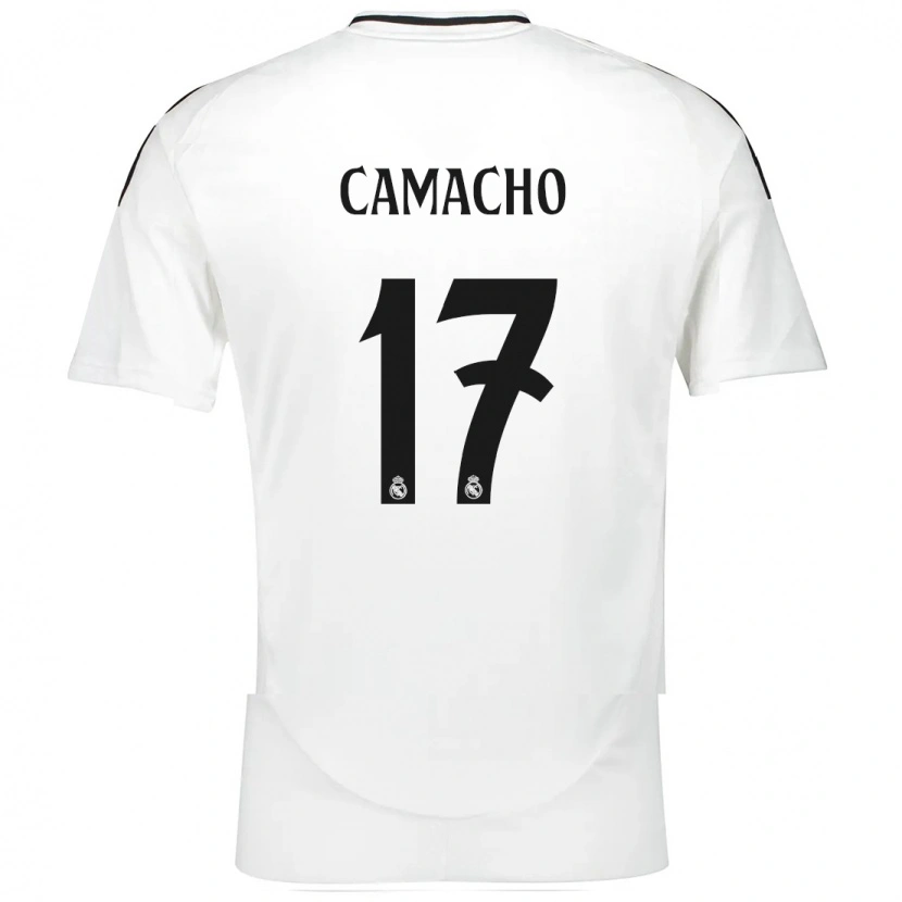 Danxen Kvinnor Carla Camacho #17 Vit Hemmatröja Matchtröjor 2024/25 Tröjor T-Tröja