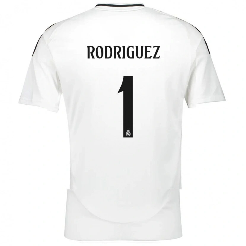 Danxen Kvinnor Misa Rodriguez #1 Vit Hemmatröja Matchtröjor 2024/25 Tröjor T-Tröja