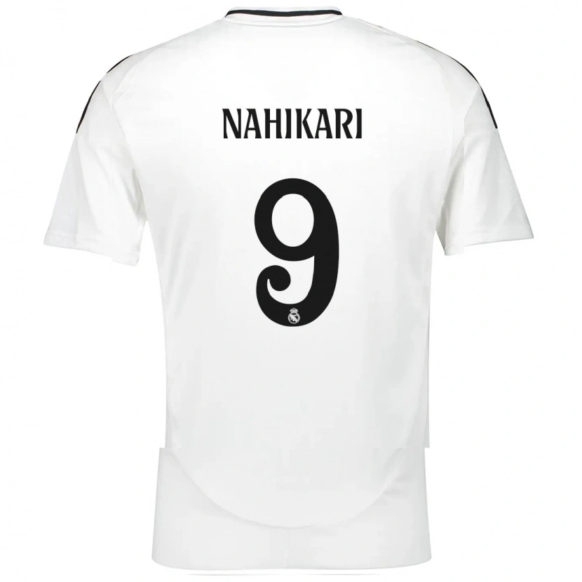 Danxen Kvinnor Nahikari Garcia #9 Vit Hemmatröja Matchtröjor 2024/25 Tröjor T-Tröja