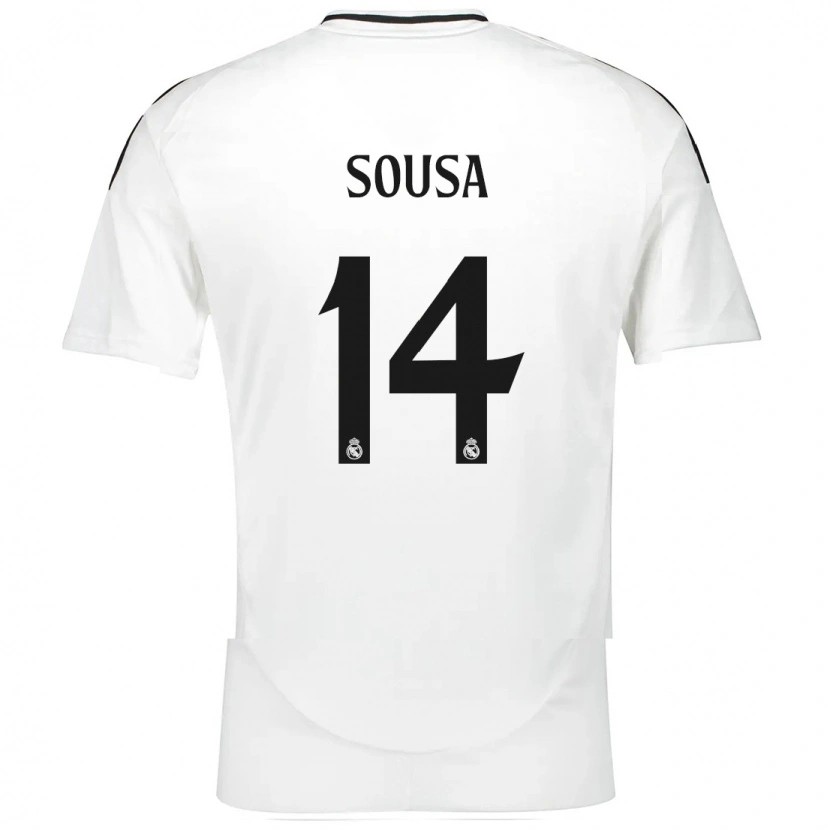 Danxen Kvinnor Kathellen Sousa #14 Vit Hemmatröja Matchtröjor 2024/25 Tröjor T-Tröja
