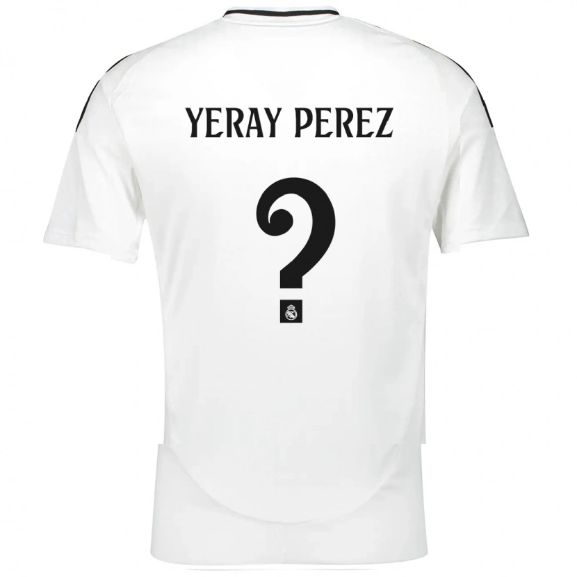 Danxen Kvinnor Yeray Perez #0 Vit Hemmatröja Matchtröjor 2024/25 Tröjor T-Tröja