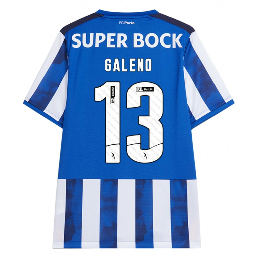 Danxen Kvinnor Galeno #13 Blå Vit Hemmatröja Matchtröjor 2024/25 Tröjor T-Tröja