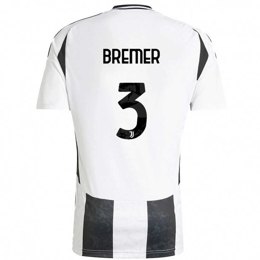 Danxen Kvinnor Bremer #3 Vit Svart Hemmatröja Matchtröjor 2024/25 Tröjor T-Tröja