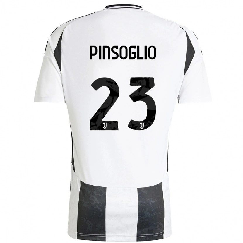 Danxen Kvinnor Carlo Pinsoglio #23 Vit Svart Hemmatröja Matchtröjor 2024/25 Tröjor T-Tröja