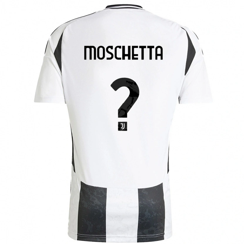 Danxen Kvinnor Lorenzo Moschetta #0 Vit Svart Hemmatröja Matchtröjor 2024/25 Tröjor T-Tröja
