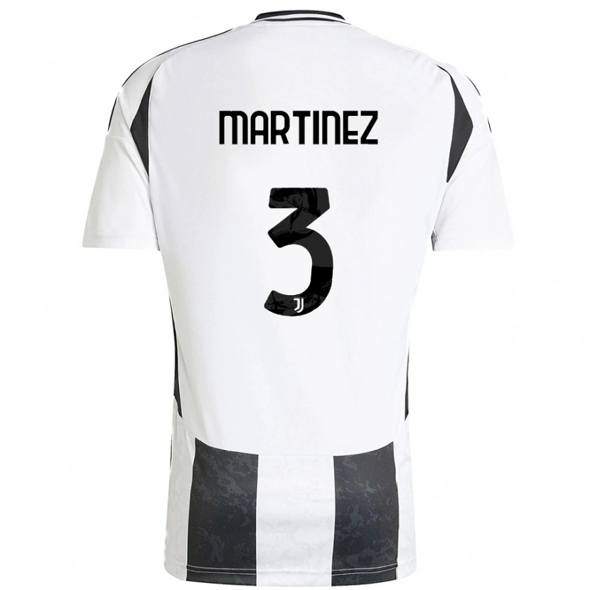 Danxen Kvinnor Bruno Martinez #3 Vit Svart Hemmatröja Matchtröjor 2024/25 Tröjor T-Tröja