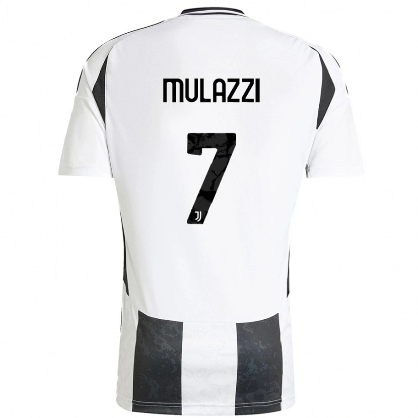 Danxen Kvinnor Gabriele Mulazzi #7 Vit Svart Hemmatröja Matchtröjor 2024/25 Tröjor T-Tröja