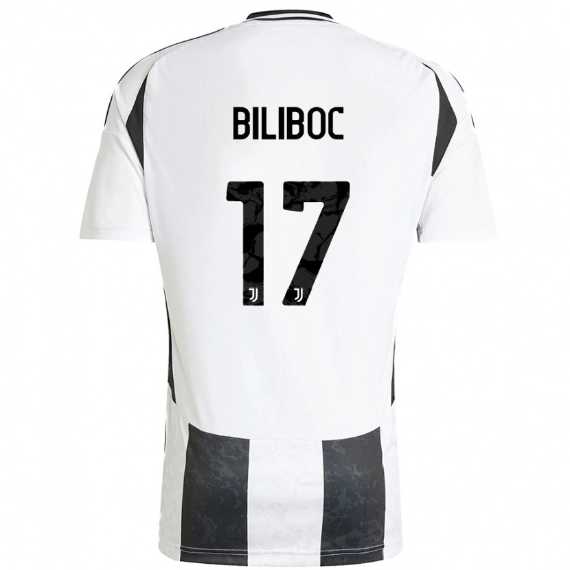Danxen Kvinnor Lorenzo Biliboc #17 Vit Svart Hemmatröja Matchtröjor 2024/25 Tröjor T-Tröja