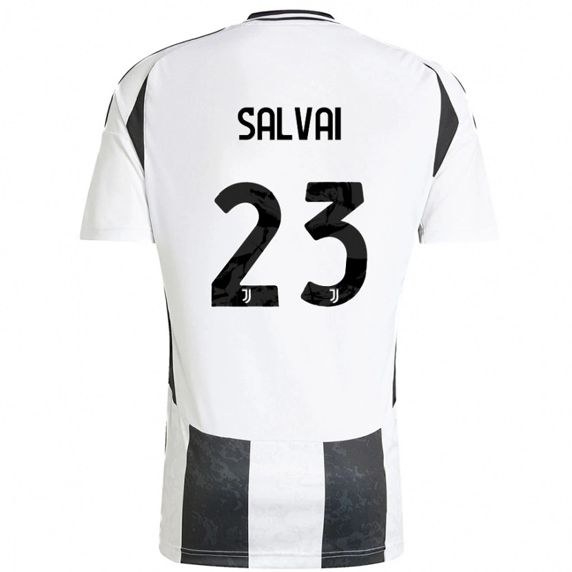 Danxen Kvinnor Cecilia Salvai #23 Vit Svart Hemmatröja Matchtröjor 2024/25 Tröjor T-Tröja