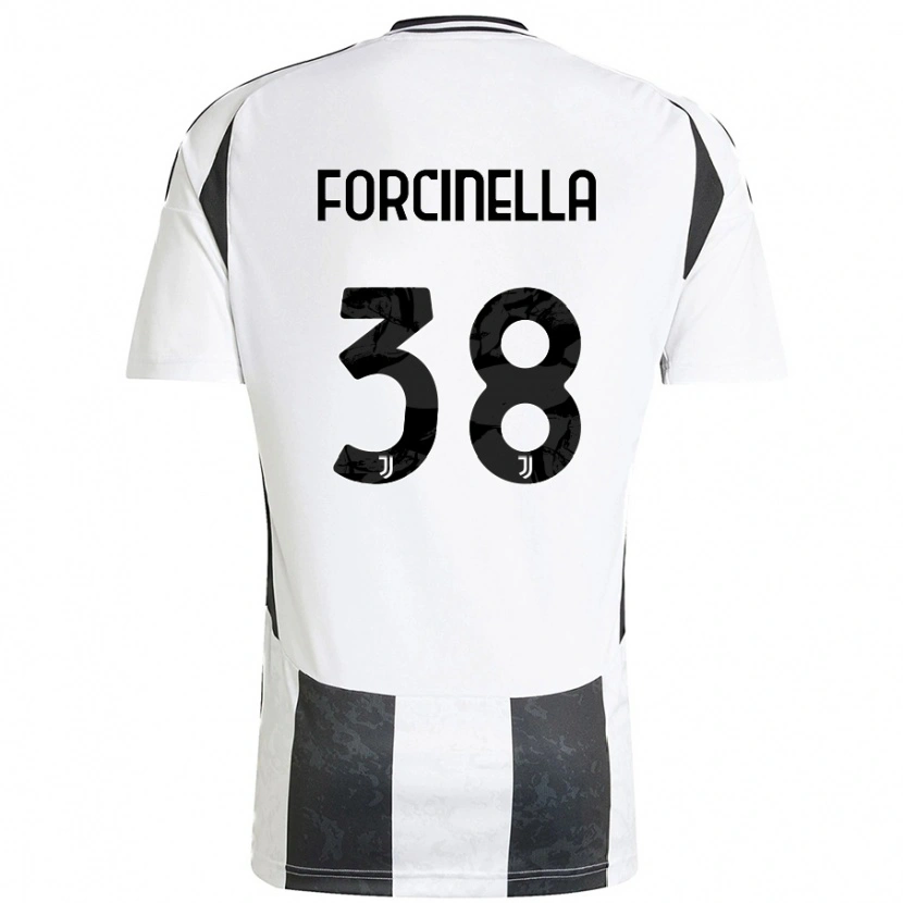 Danxen Kvinnor Camilla Forcinella #38 Vit Svart Hemmatröja Matchtröjor 2024/25 Tröjor T-Tröja