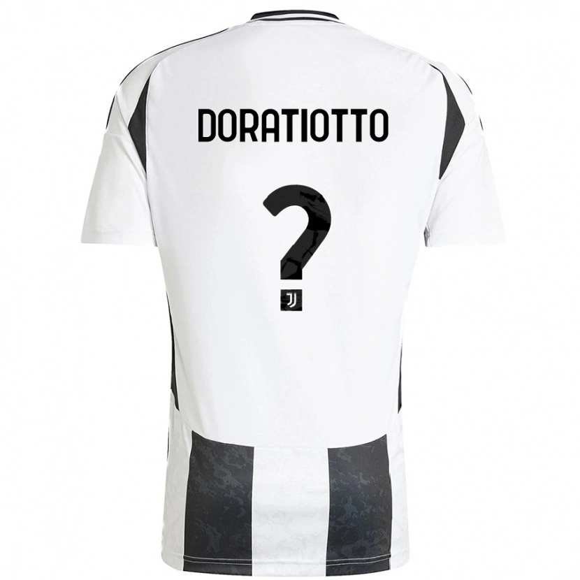 Danxen Kvinnor Giulio Doratiotto #0 Vit Svart Hemmatröja Matchtröjor 2024/25 Tröjor T-Tröja