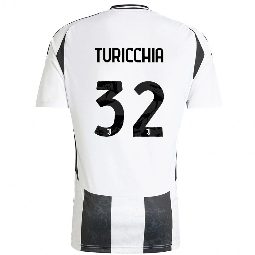 Danxen Kvinnor Riccardo Turicchia #32 Vit Svart Hemmatröja Matchtröjor 2024/25 Tröjor T-Tröja