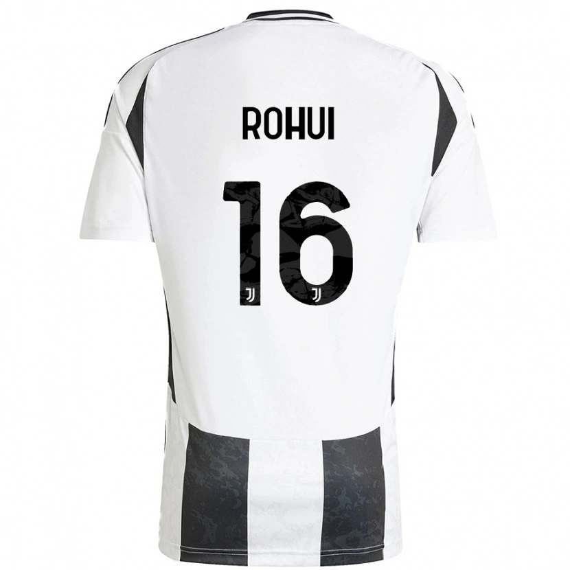 Danxen Kvinnor Jonas Rohui #16 Vit Svart Hemmatröja Matchtröjor 2024/25 Tröjor T-Tröja