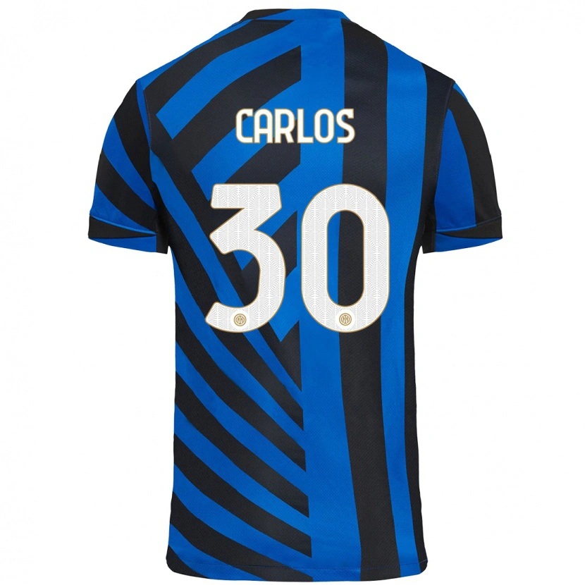 Danxen Kvinnor Carlos Augusto #30 Blå Svart Hemmatröja Matchtröjor 2024/25 Tröjor T-Tröja