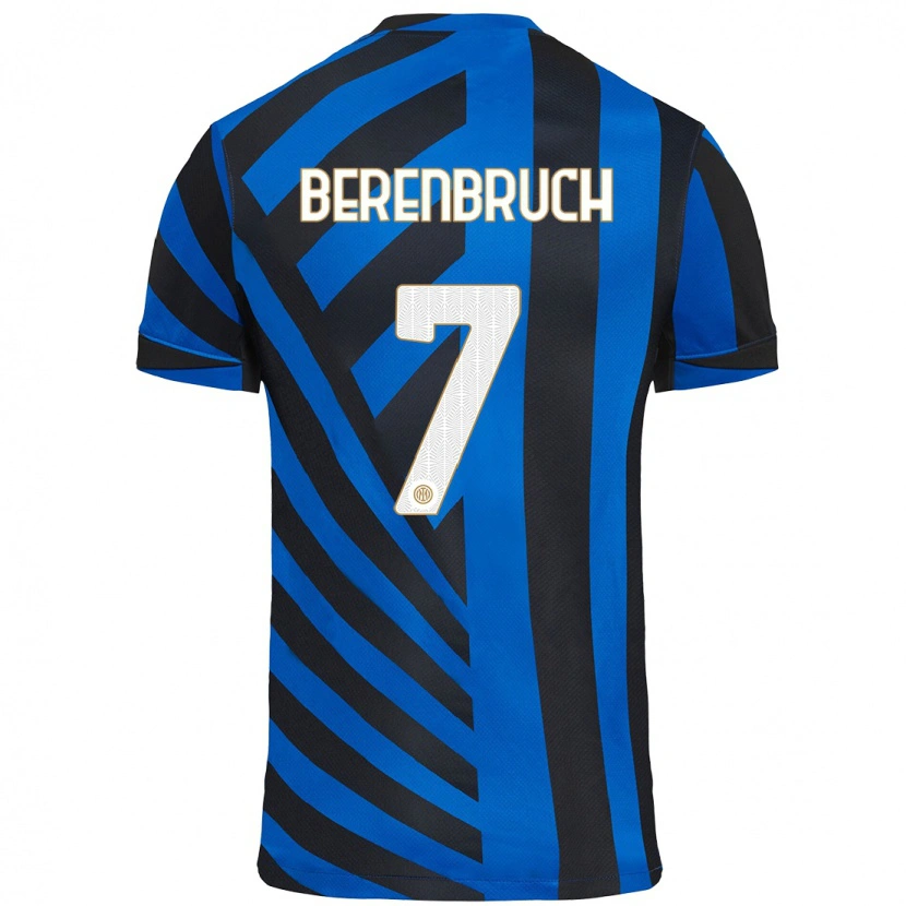 Danxen Kvinnor Thomas Berenbruch #7 Blå Svart Hemmatröja Matchtröjor 2024/25 Tröjor T-Tröja