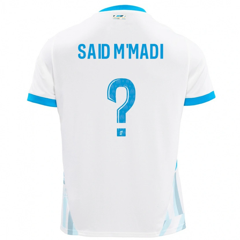 Danxen Kvinnor Yakine Said M'madi #0 Vit Himmelsblå Hemmatröja Matchtröjor 2024/25 Tröjor T-Tröja