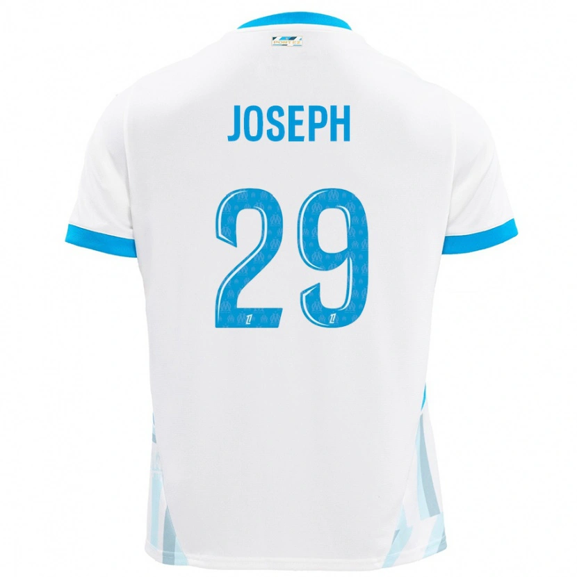 Danxen Kvinnor Darlina Joseph #29 Vit Himmelsblå Hemmatröja Matchtröjor 2024/25 Tröjor T-Tröja