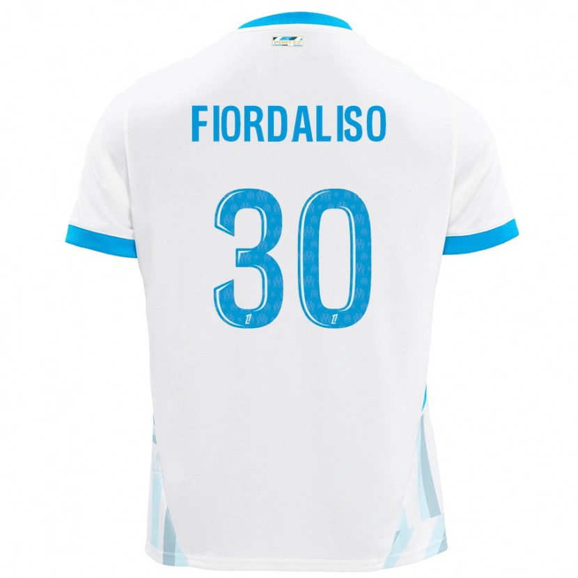 Danxen Kvinnor Thelma Fiordaliso #30 Vit Himmelsblå Hemmatröja Matchtröjor 2024/25 Tröjor T-Tröja