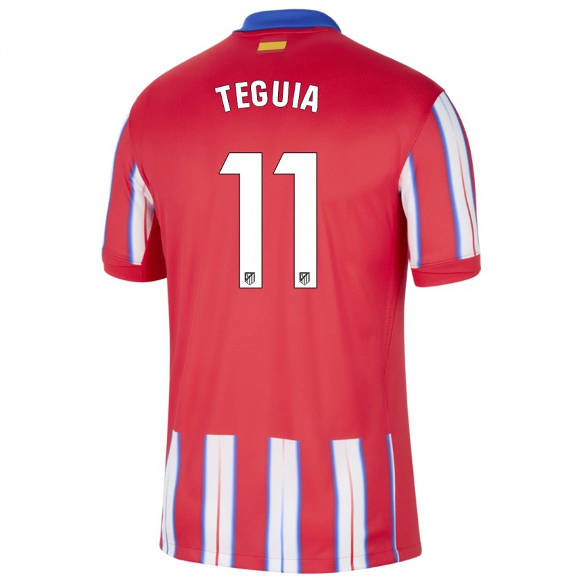 Danxen Kvinnor Cedric Teguia #11 Röd Vit Blå Hemmatröja Matchtröjor 2024/25 Tröjor T-Tröja