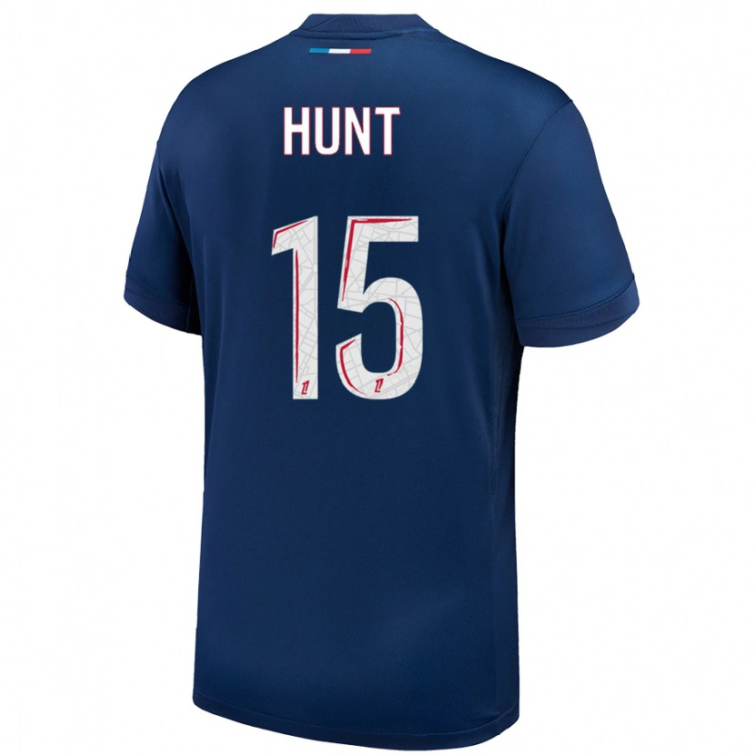 Danxen Kvinnor Clare Hunt #15 Marinblå Vit Hemmatröja Matchtröjor 2024/25 Tröjor T-Tröja