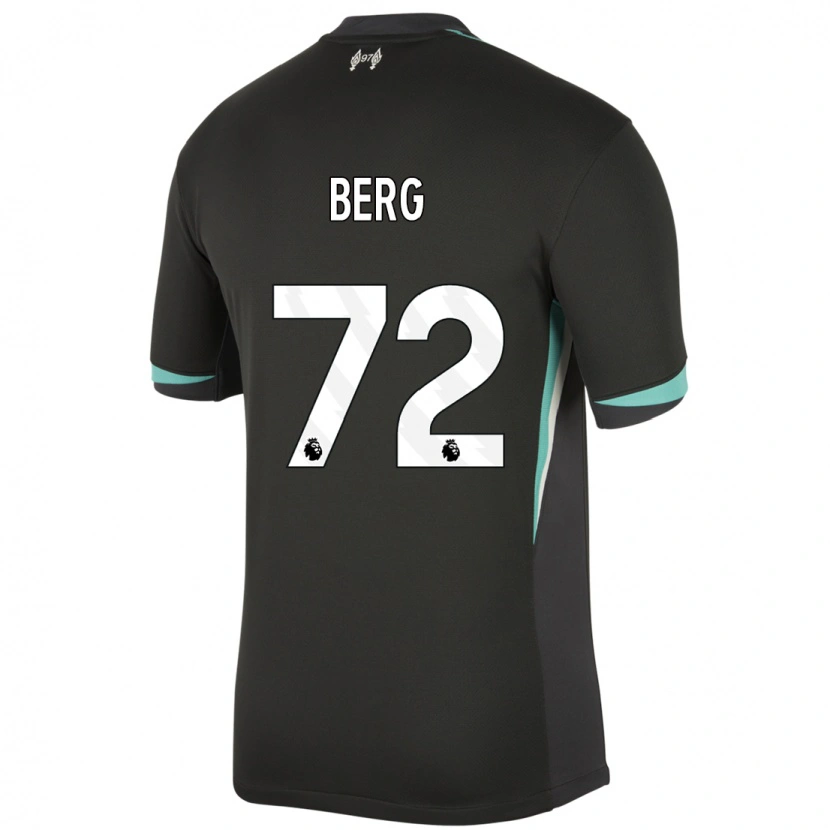 Danxen Kvinnor Sepp Van Den Berg #72 Svart Antracit Vit Bortatröja Matchtröjor 2024/25 Tröjor T-Tröja