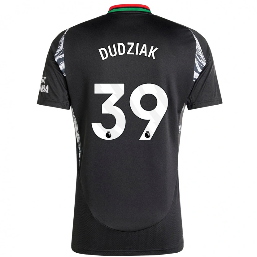 Danxen Kvinnor Harrison Dudziak #39 Svart Bortatröja Matchtröjor 2024/25 Tröjor T-Tröja