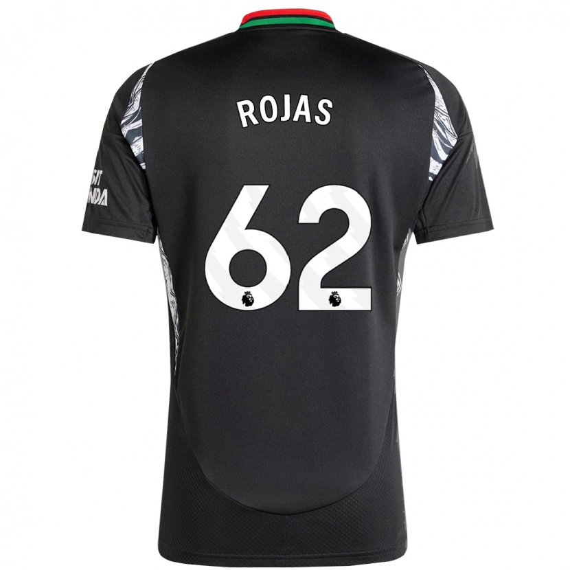 Danxen Kvinnor Alexei Rojas #62 Svart Bortatröja Matchtröjor 2024/25 Tröjor T-Tröja