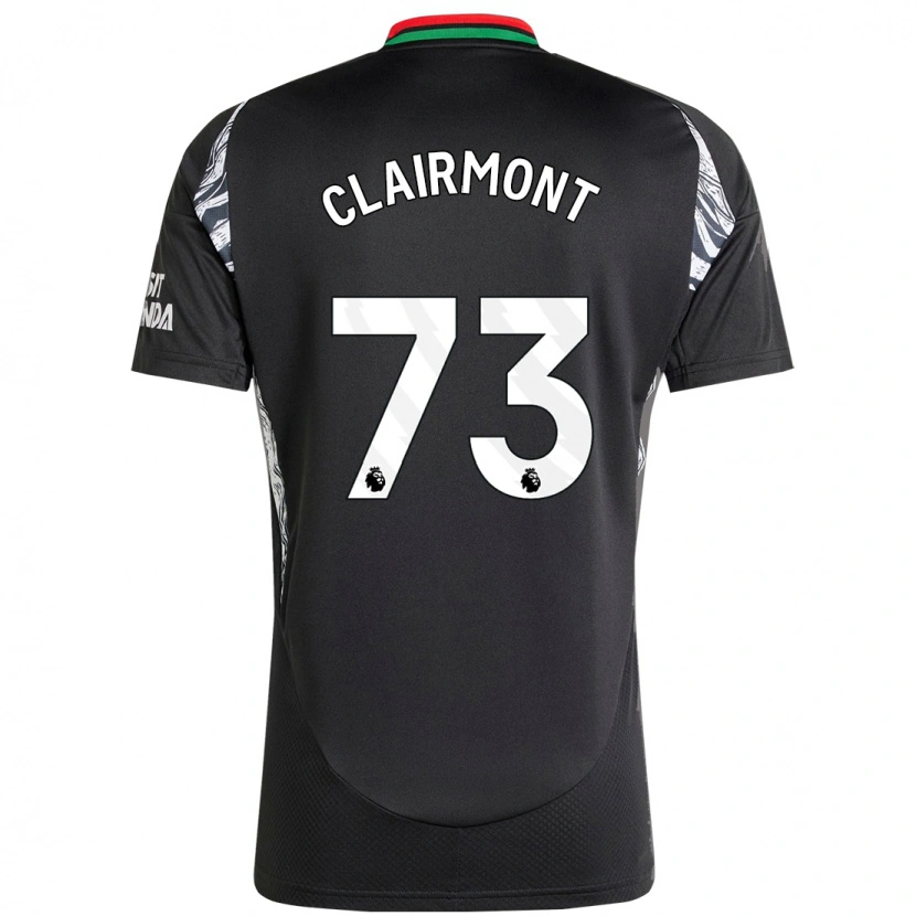 Danxen Kvinnor Reece Clairmont #73 Svart Bortatröja Matchtröjor 2024/25 Tröjor T-Tröja