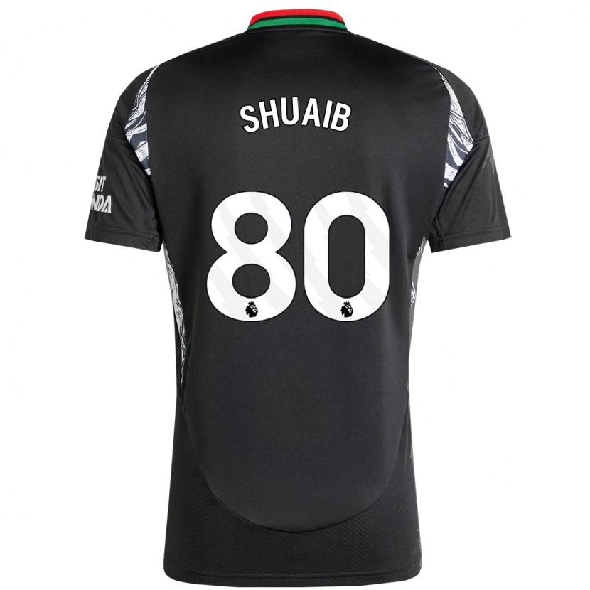 Danxen Kvinnor Zac Shuaib #80 Svart Bortatröja Matchtröjor 2024/25 Tröjor T-Tröja