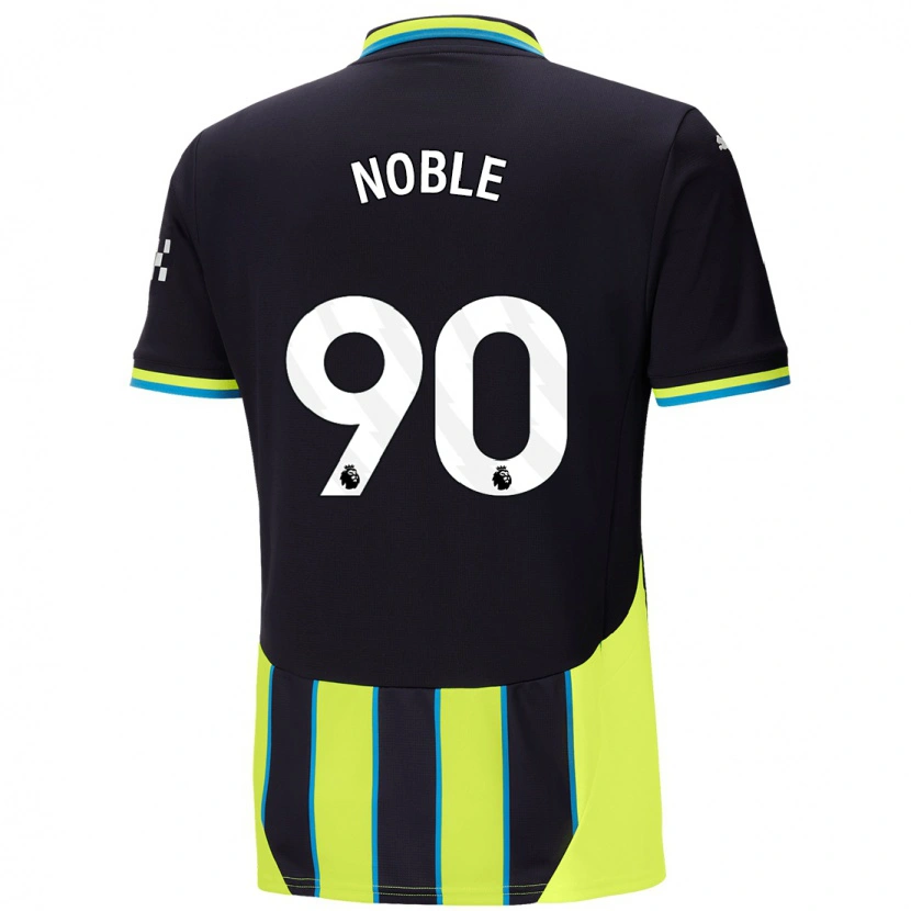 Danxen Kvinnor Kian Noble #90 Blågul Bortatröja Matchtröjor 2024/25 Tröjor T-Tröja