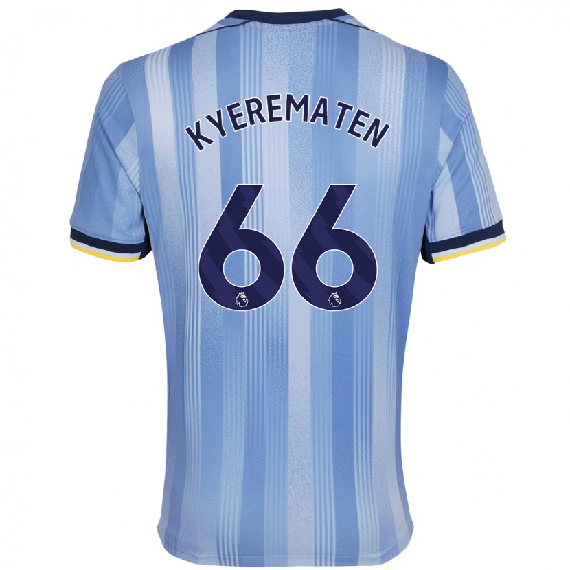 Danxen Kvinnor Rio Kyerematen #66 Ljusblå Bortatröja Matchtröjor 2024/25 Tröjor T-Tröja