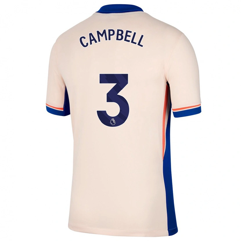 Danxen Kvinnor Harrison Murray-Campbell #3 Ljus Beige Bortatröja Matchtröjor 2024/25 Tröjor T-Tröja