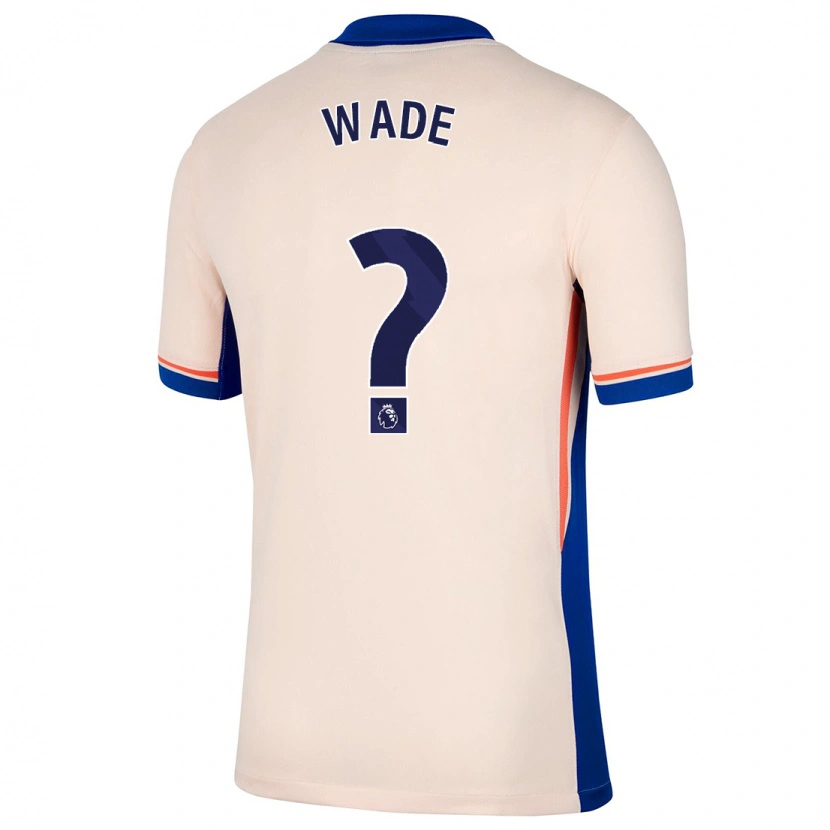 Danxen Kvinnor Shaun Wade #0 Ljus Beige Bortatröja Matchtröjor 2024/25 Tröjor T-Tröja