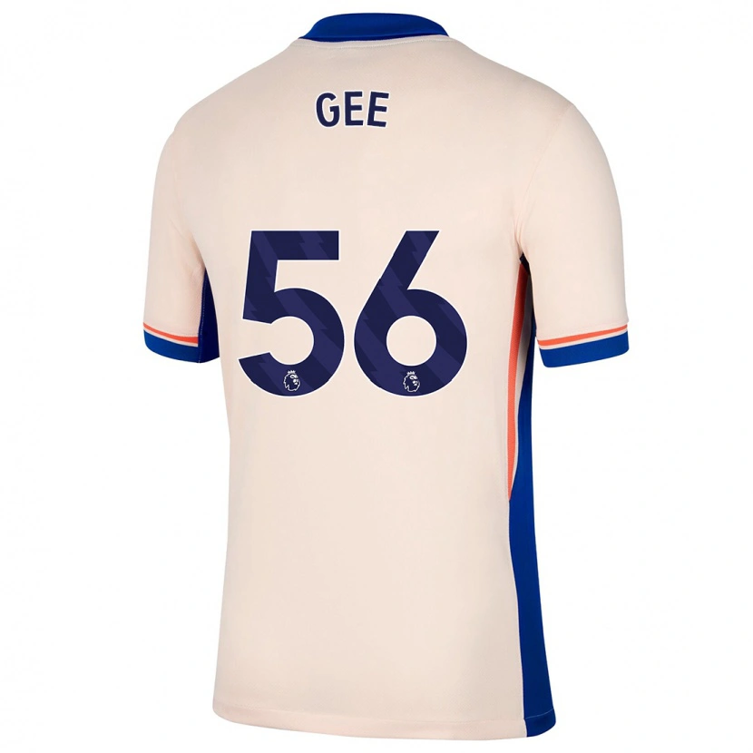 Danxen Kvinnor Billy Gee #56 Ljus Beige Bortatröja Matchtröjor 2024/25 Tröjor T-Tröja