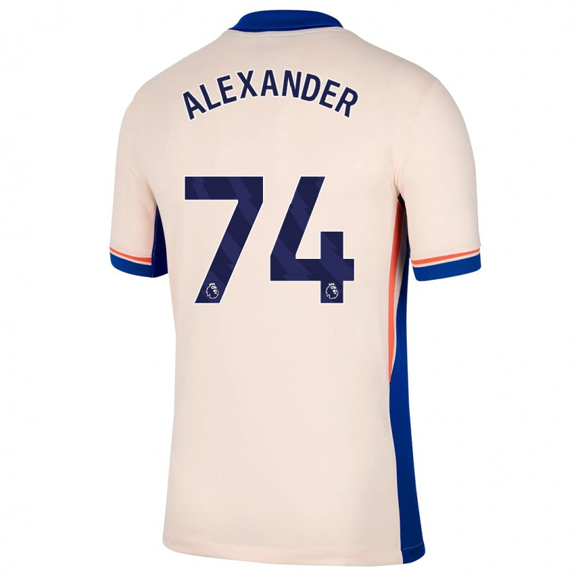 Danxen Kvinnor Reiss-Alexander Russell-Denny #74 Ljus Beige Bortatröja Matchtröjor 2024/25 Tröjor T-Tröja