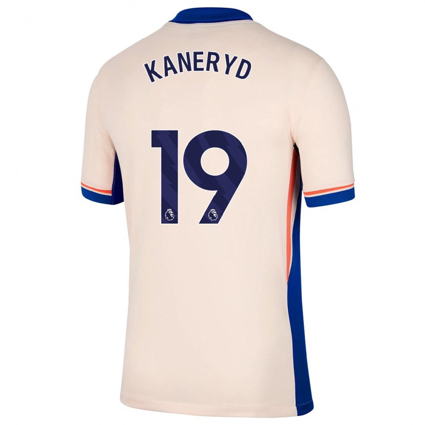 Danxen Kvinnor Johanna Rytting Kaneryd #19 Ljus Beige Bortatröja Matchtröjor 2024/25 Tröjor T-Tröja