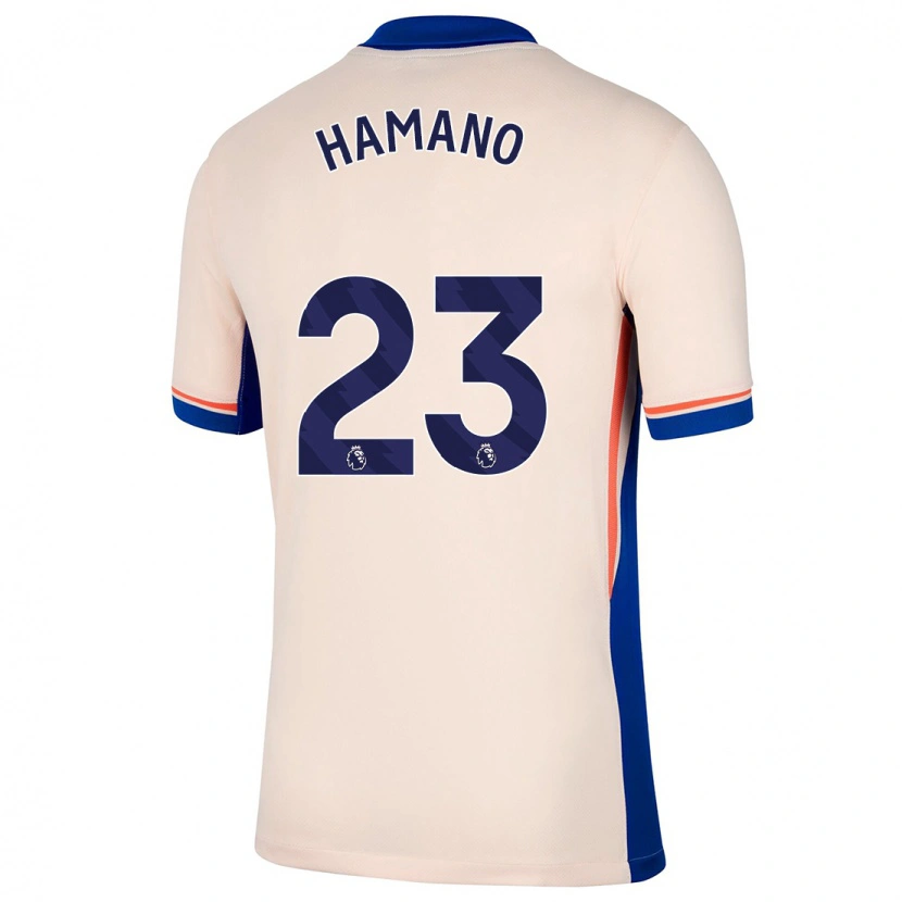 Danxen Kvinnor Maika Hamano #23 Ljus Beige Bortatröja Matchtröjor 2024/25 Tröjor T-Tröja