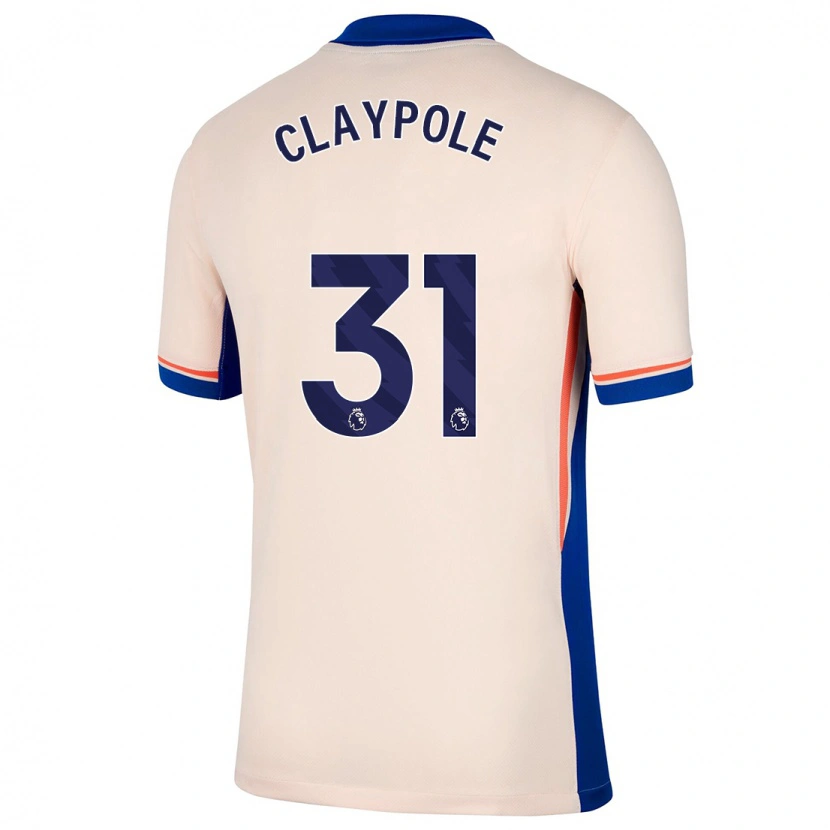 Danxen Kvinnor Aimee Claypole #31 Ljus Beige Bortatröja Matchtröjor 2024/25 Tröjor T-Tröja