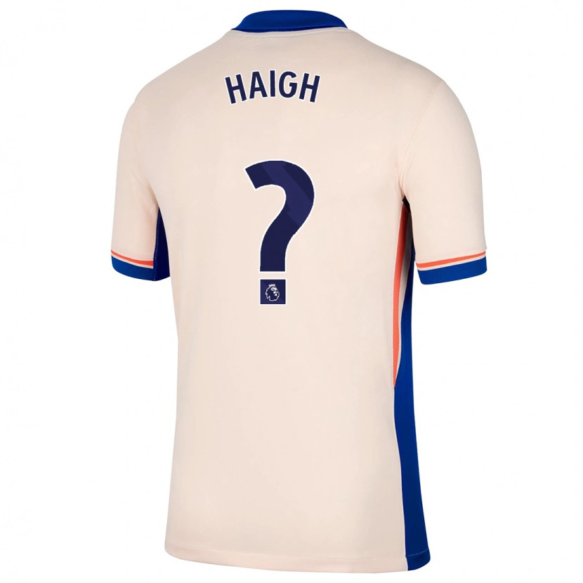 Danxen Kvinnor Joe Haigh #0 Ljus Beige Bortatröja Matchtröjor 2024/25 Tröjor T-Tröja
