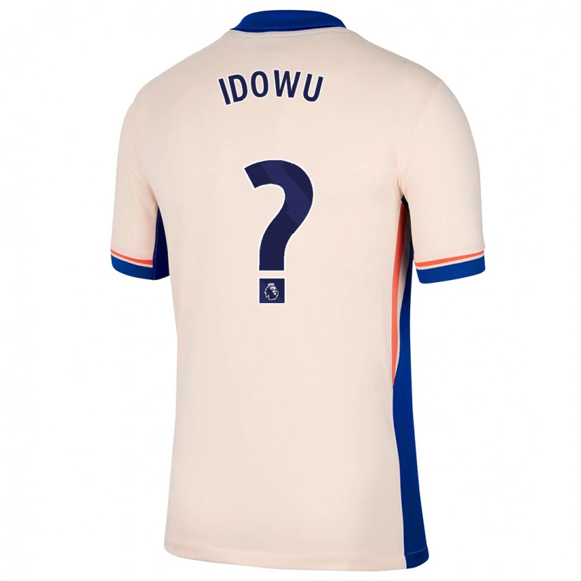 Danxen Kvinnor Tudor Mendel-Idowu #0 Ljus Beige Bortatröja Matchtröjor 2024/25 Tröjor T-Tröja