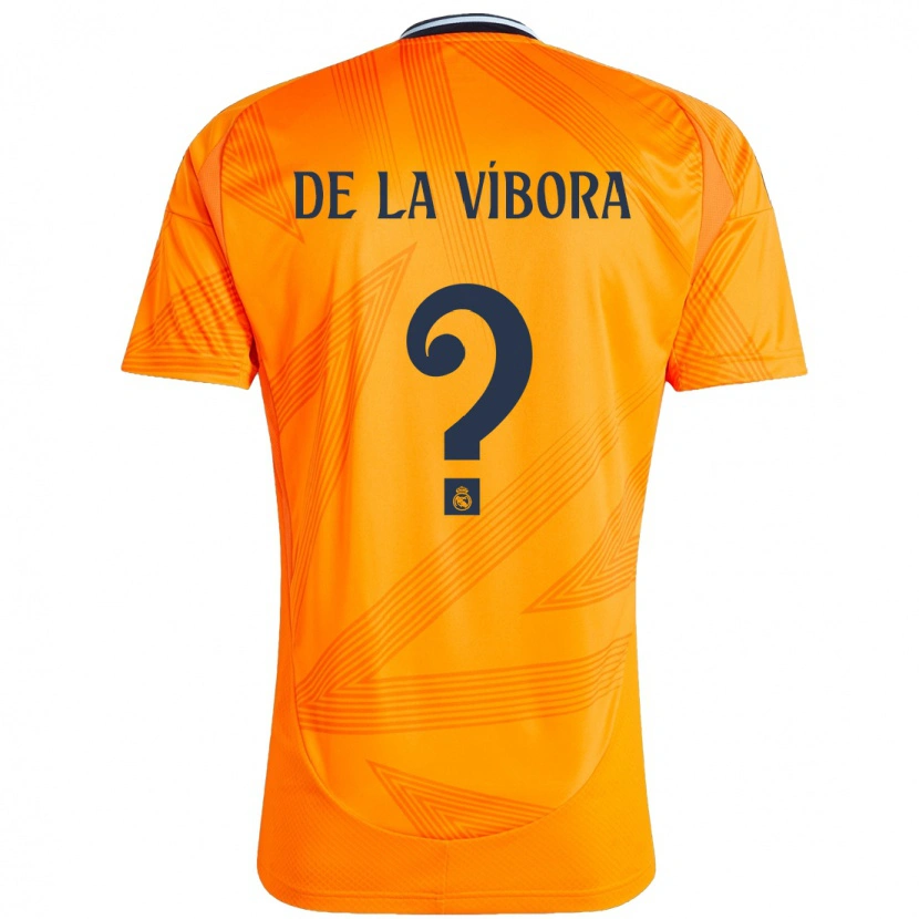 Danxen Kvinnor David De La Víbora #0 Orange Bortatröja Matchtröjor 2024/25 Tröjor T-Tröja