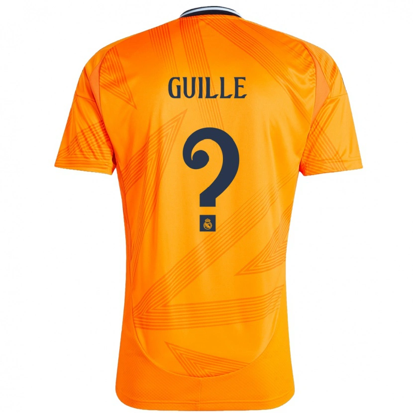 Danxen Kvinnor Guille López #0 Orange Bortatröja Matchtröjor 2024/25 Tröjor T-Tröja