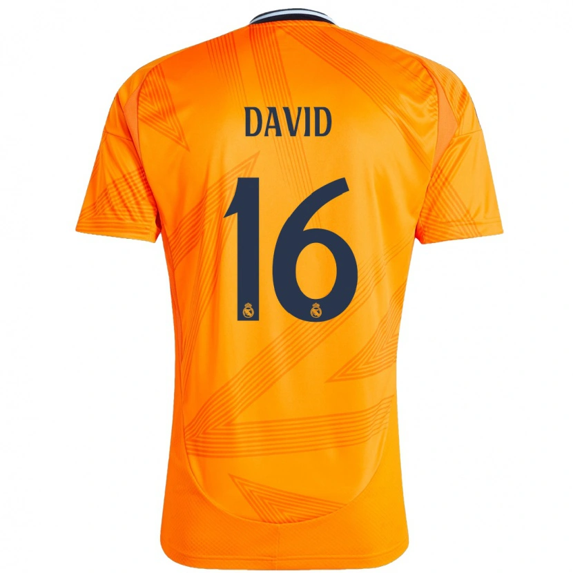 Danxen Kvinnor Antonio David #16 Orange Bortatröja Matchtröjor 2024/25 Tröjor T-Tröja