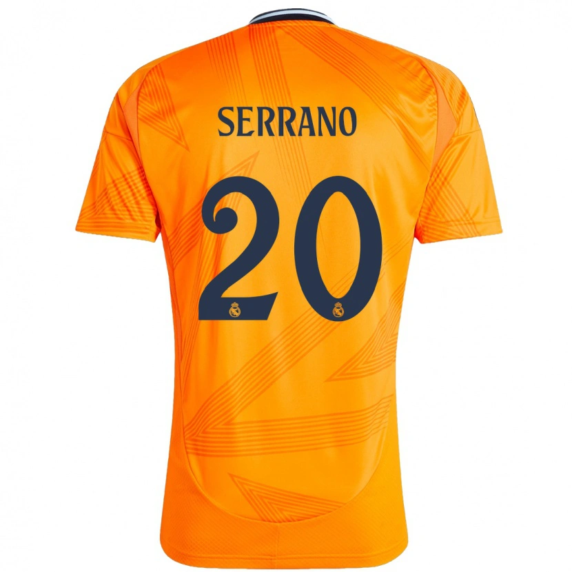 Danxen Kvinnor Manu Serrano #20 Orange Bortatröja Matchtröjor 2024/25 Tröjor T-Tröja