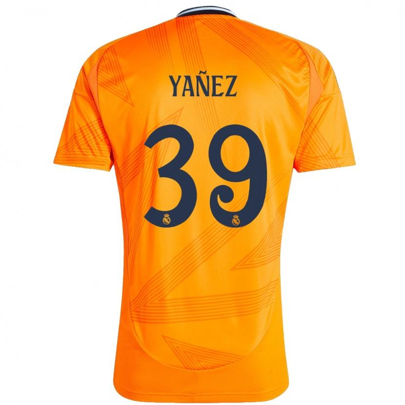 Danxen Kvinnor Daniel Yañez #39 Orange Bortatröja Matchtröjor 2024/25 Tröjor T-Tröja
