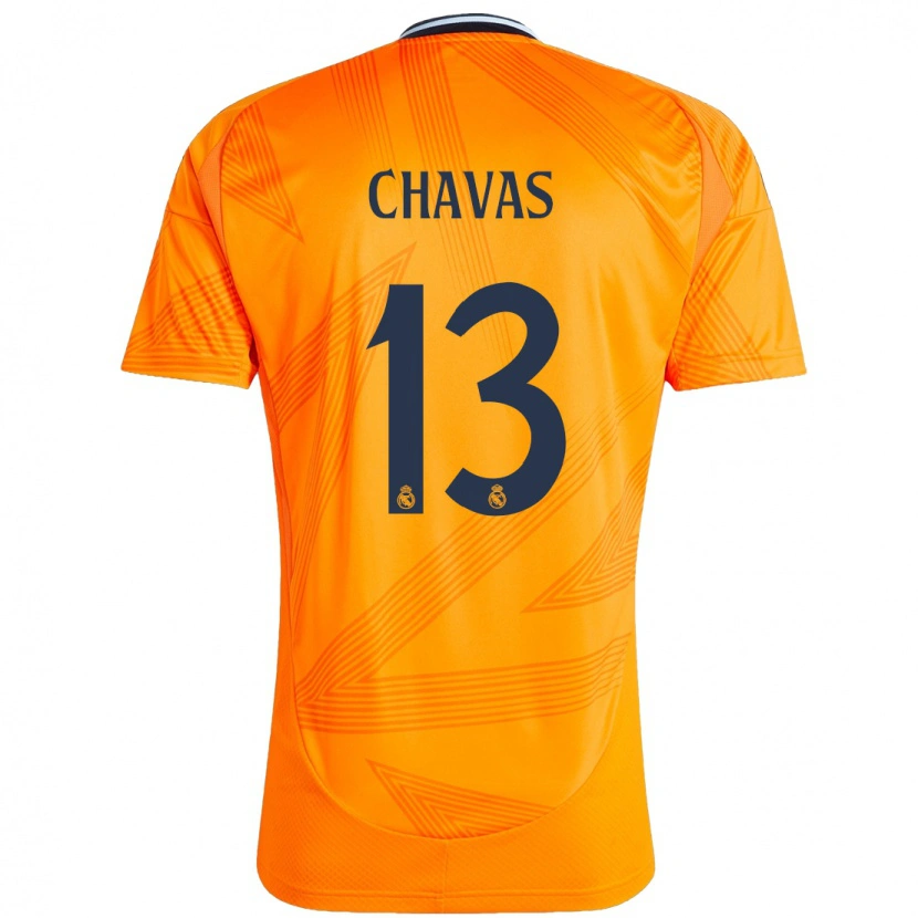 Danxen Kvinnor Mylène Chavas #13 Orange Bortatröja Matchtröjor 2024/25 Tröjor T-Tröja