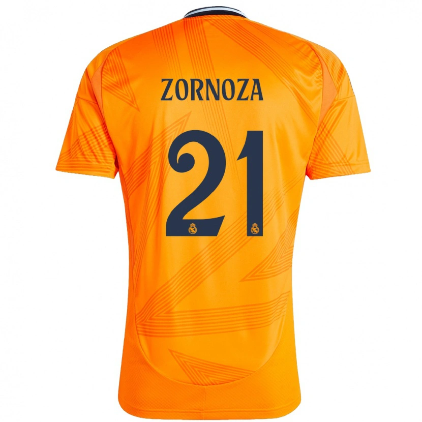 Danxen Kvinnor Claudia Zornoza #21 Orange Bortatröja Matchtröjor 2024/25 Tröjor T-Tröja